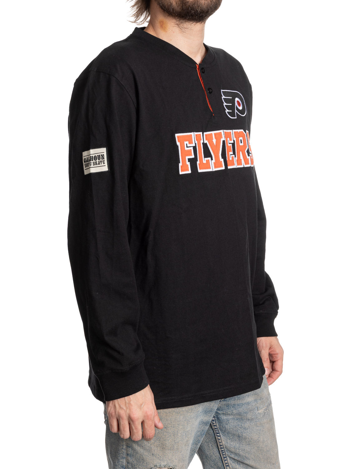 Philadelphia Flyers Long Sleeve Henley
