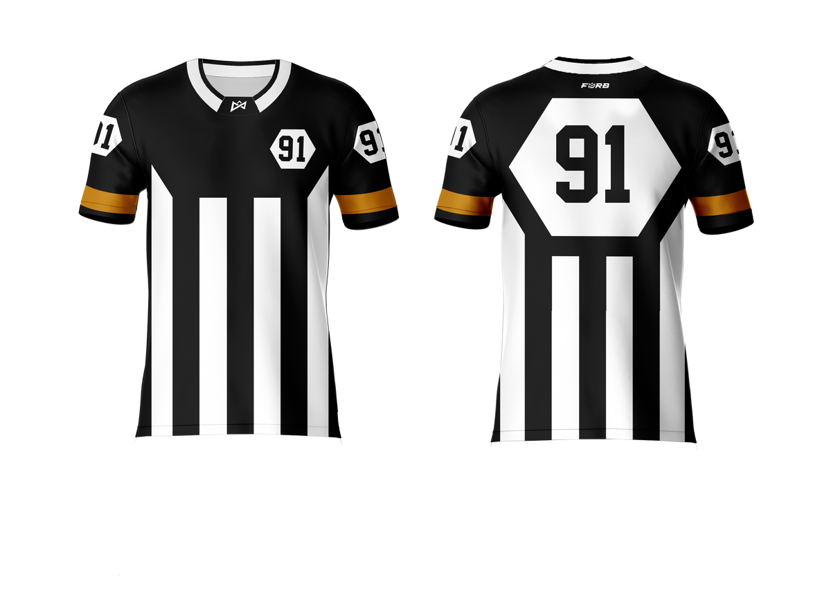 CHANDAIL D'ARBITRE : DEK HOCKEY : MANCHE COURTE