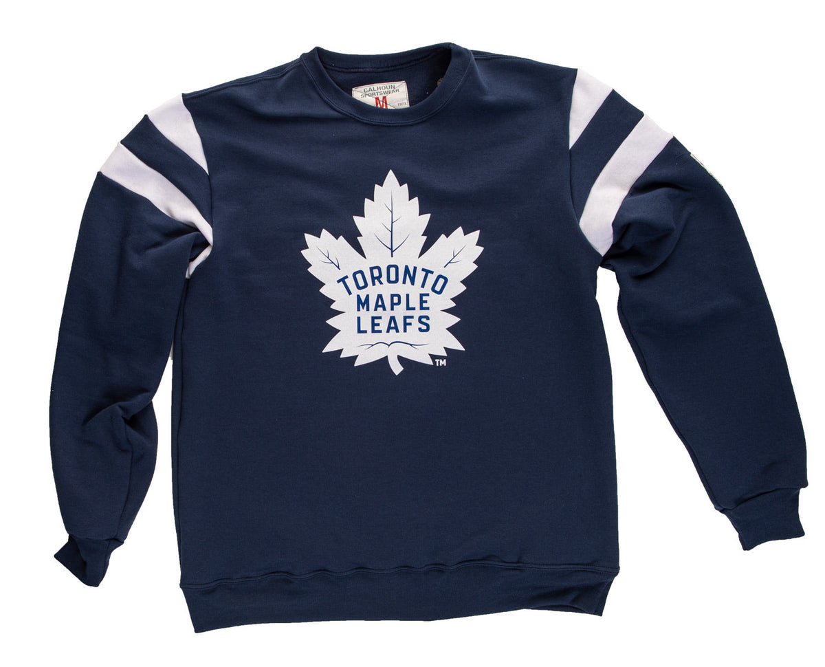 Toronto Maple Leafs Varsity Retro Style Crewneck Sweatshirt