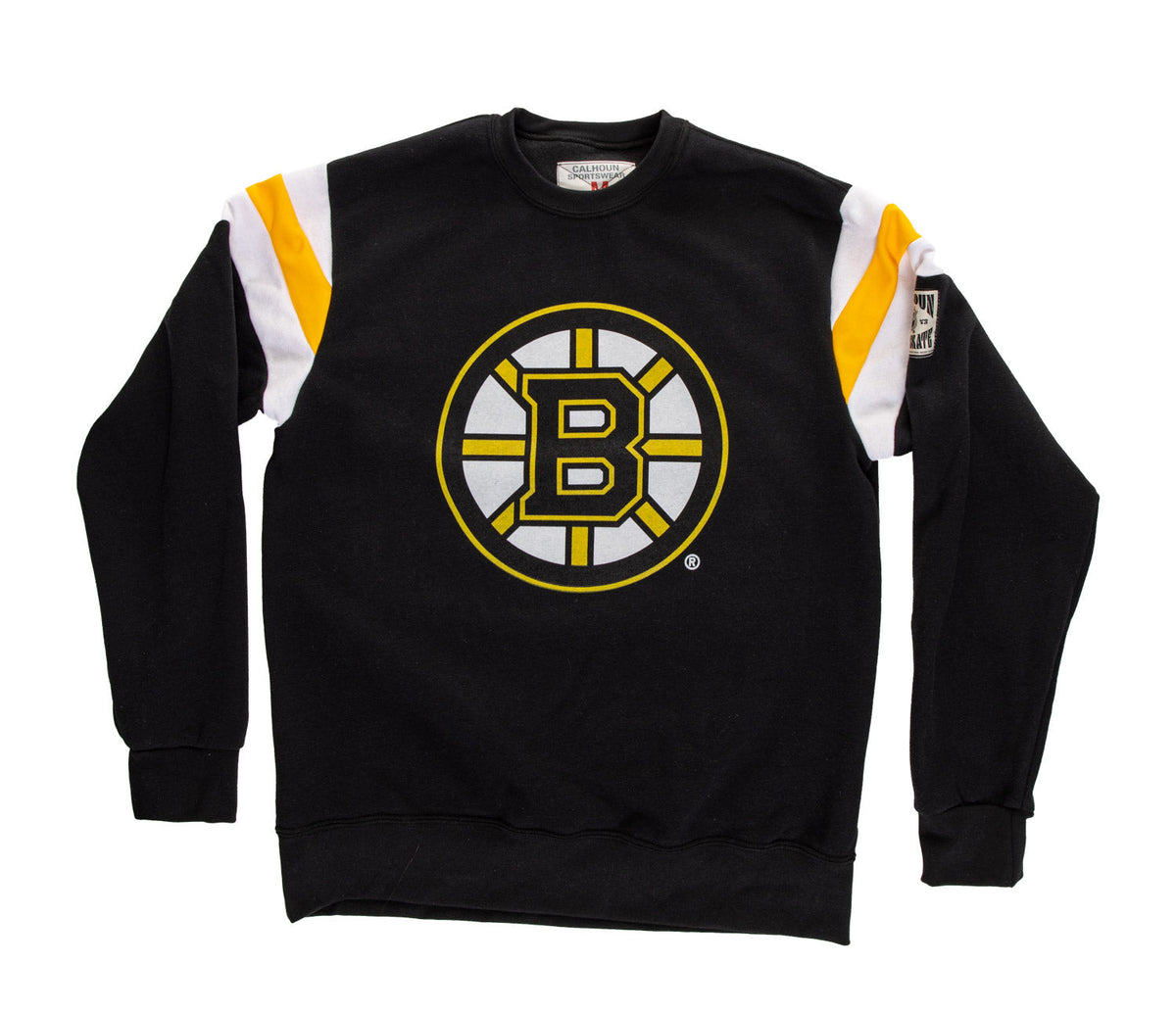 Boston Bruins Varsity Retro Style Crewneck Sweatshirt