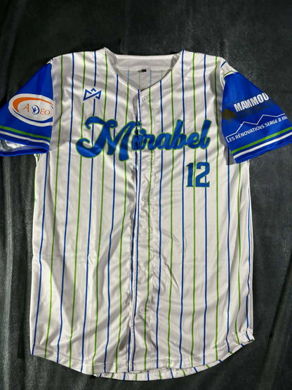 CHEMISE DE BASEBALL PERSONNALISÉ - SUBLIMATION