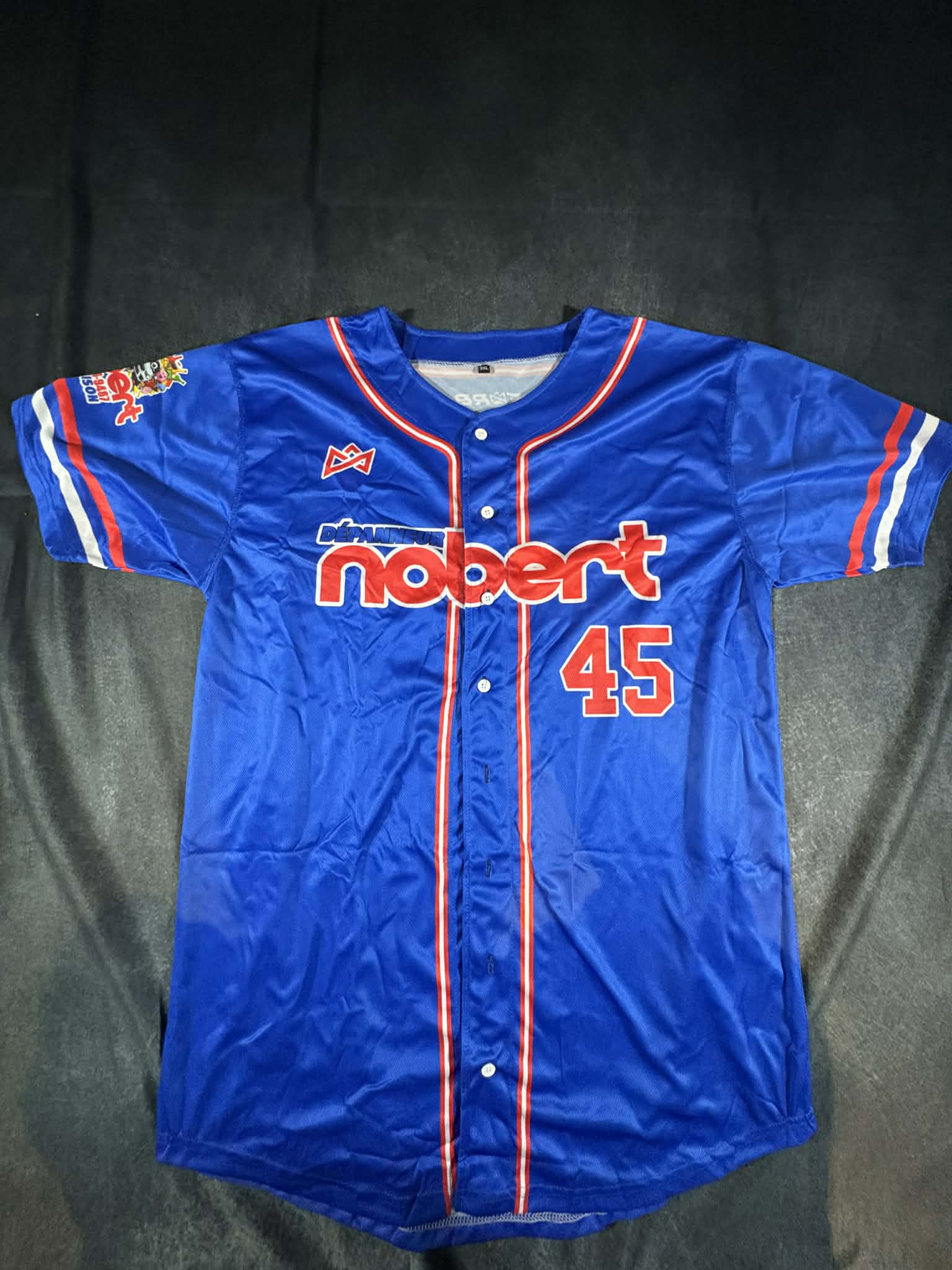 CHEMISE DE BASEBALL PERSONNALISÉ - SUBLIMATION