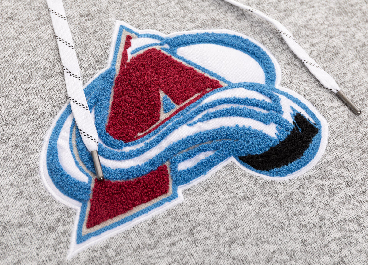 Colorado Avalanche "Muskoka Style" Premium Chenille Woven Logo Hoodie