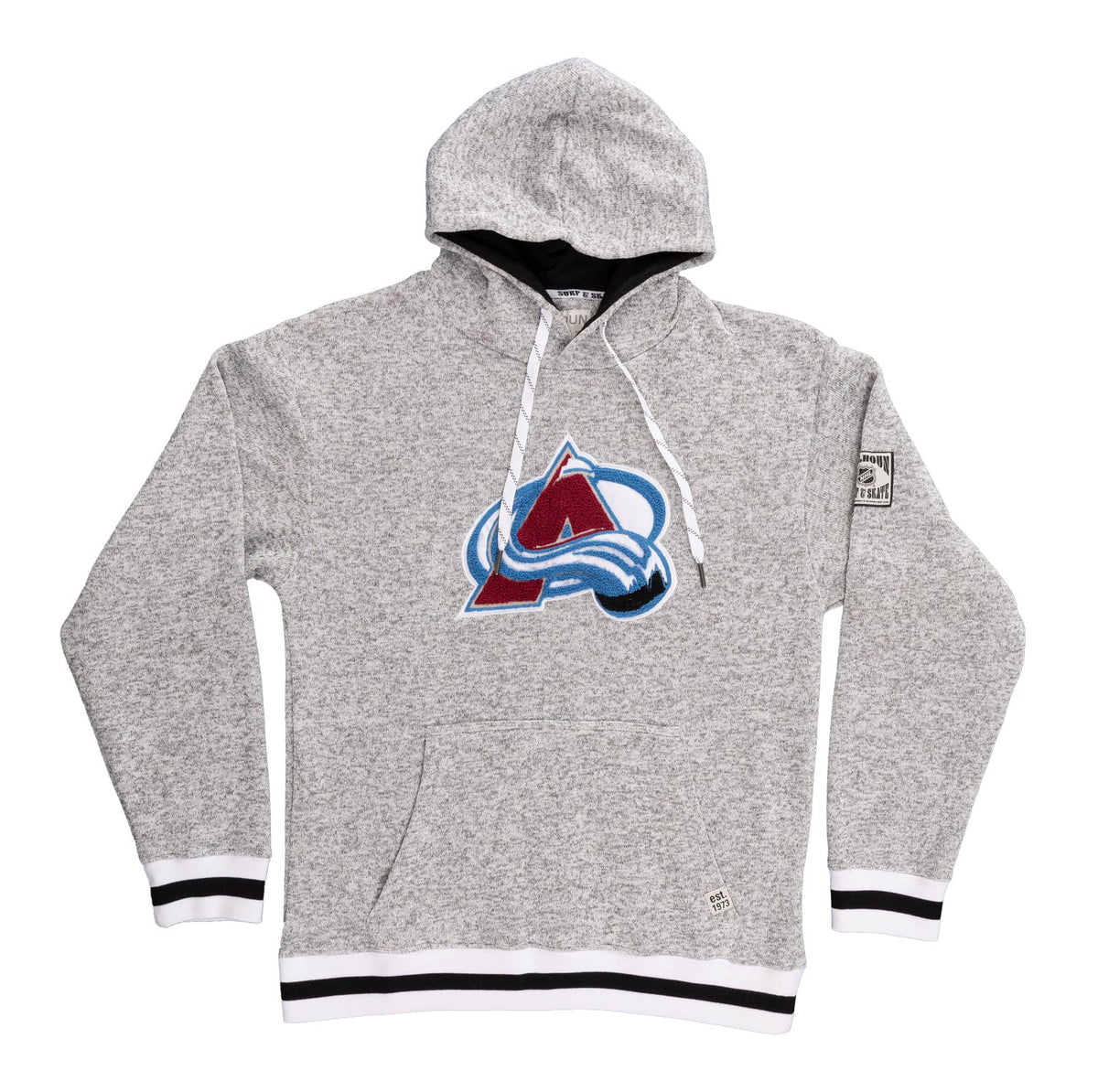 Colorado Avalanche "Muskoka Style" Premium Chenille Woven Logo Hoodie