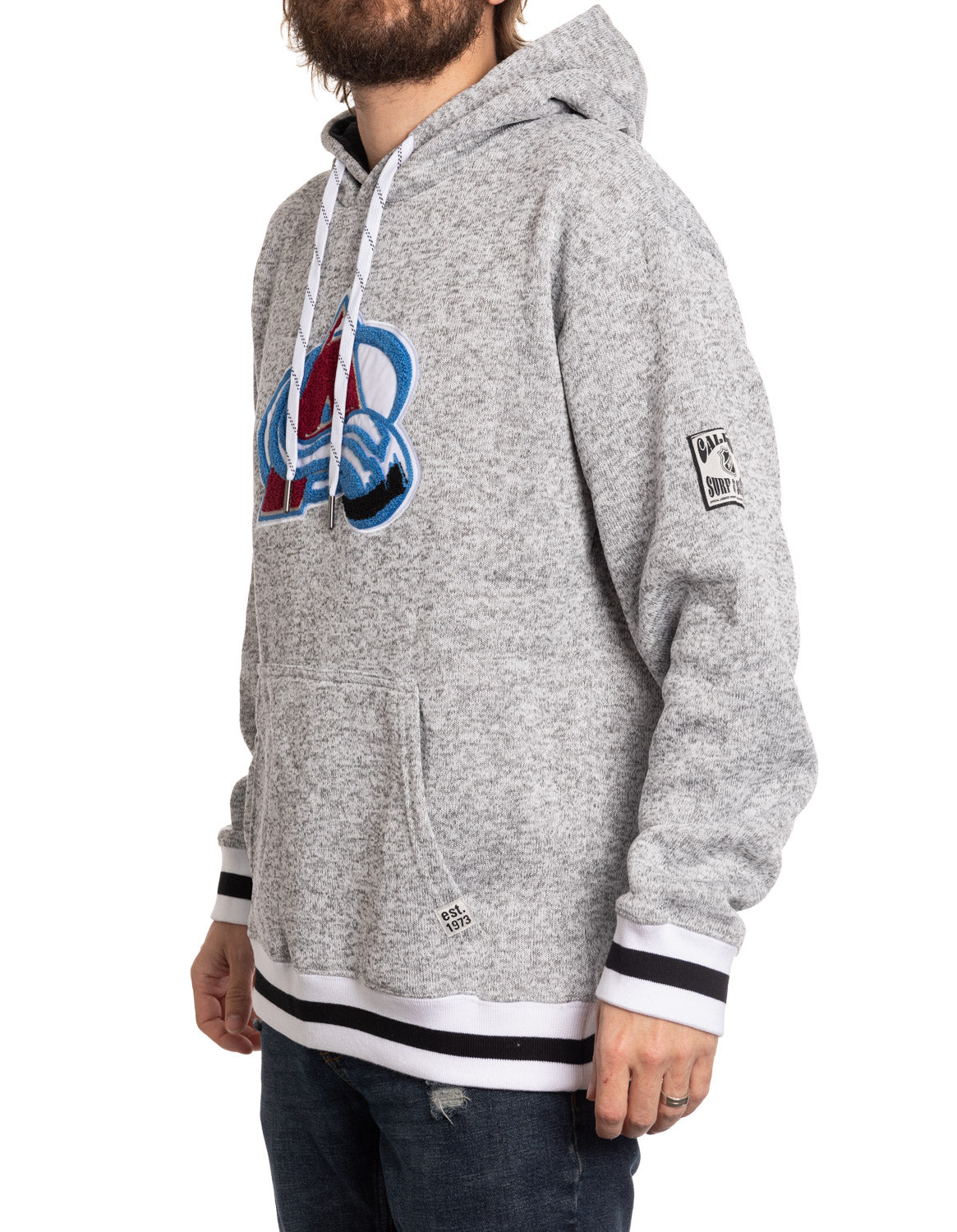 Colorado Avalanche "Muskoka Style" Premium Chenille Woven Logo Hoodie