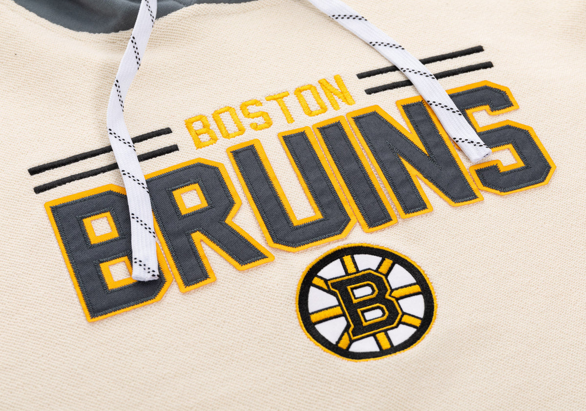 Boston Bruins NHL Unisex Reverse Terry Retro Premium Hoodie