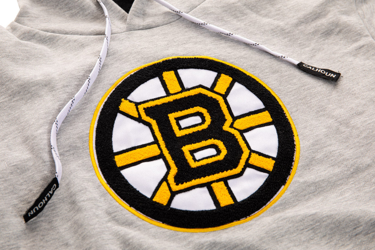 Boston Bruins "Muskoka Style" Premium Chenille Woven Logo Hoodie