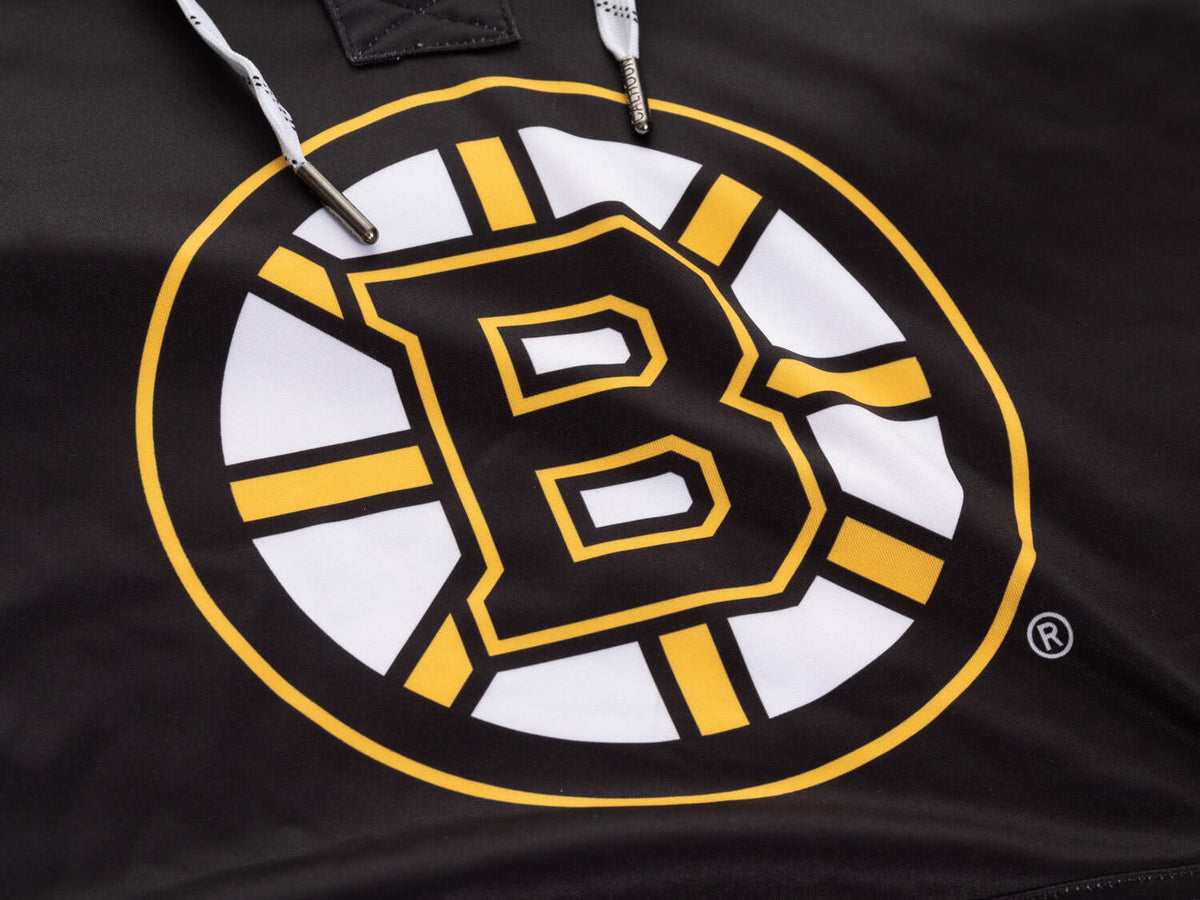 Boston Bruins Hockey Lace Hoodie