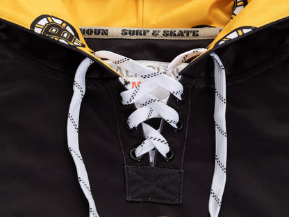 Boston Bruins Hockey Lace Hoodie