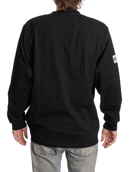 Retro Vancouver Canucks Long Sleeve Henley