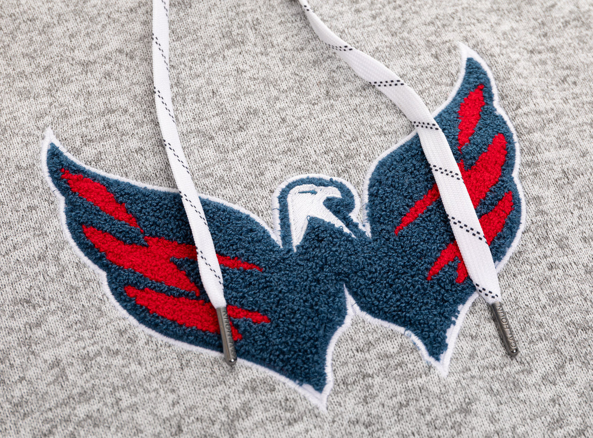 Washington Capitals "Muskoka Style" Premium Chenille Woven Logo Hoodie