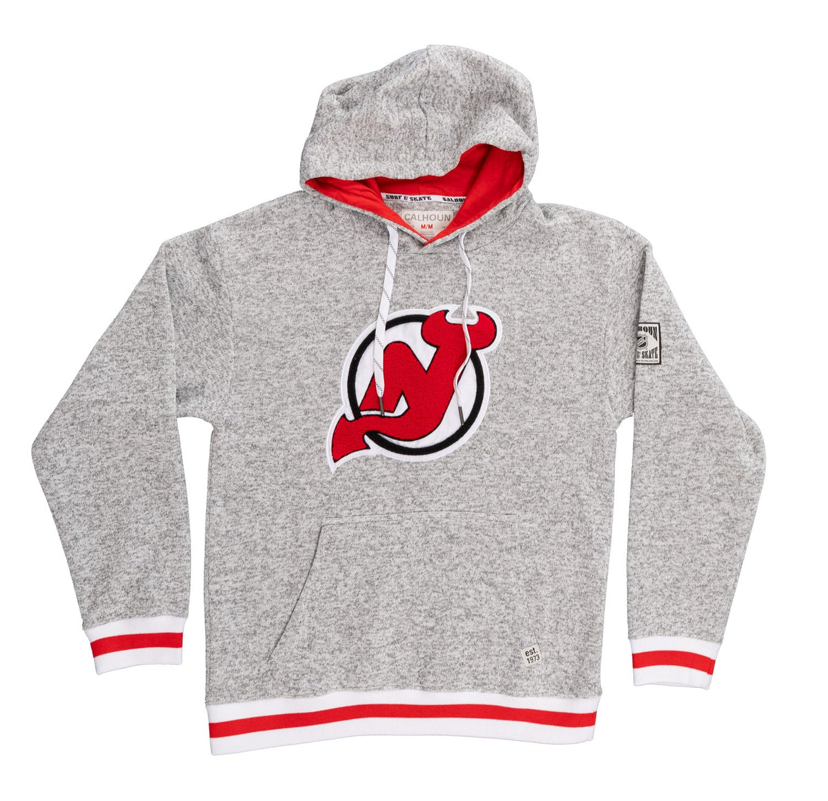 New Jersey Devils "Muskoka Style" Premium Chenille Woven Logo Hoodie