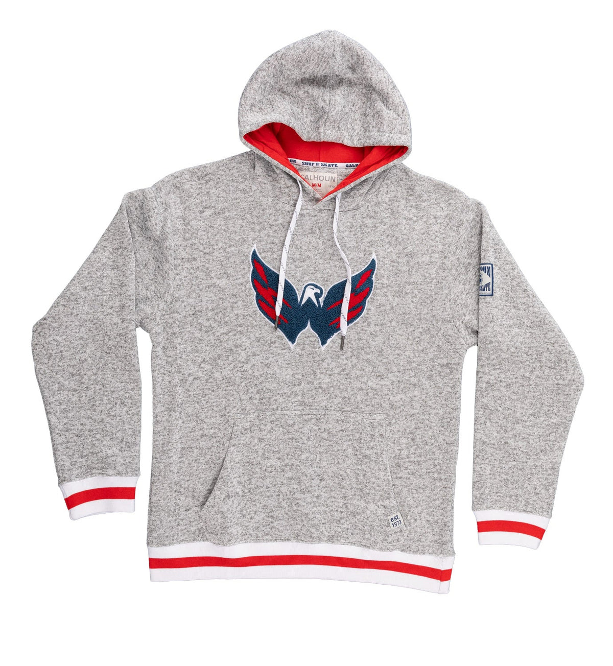 Washington Capitals "Muskoka Style" Premium Chenille Woven Logo Hoodie