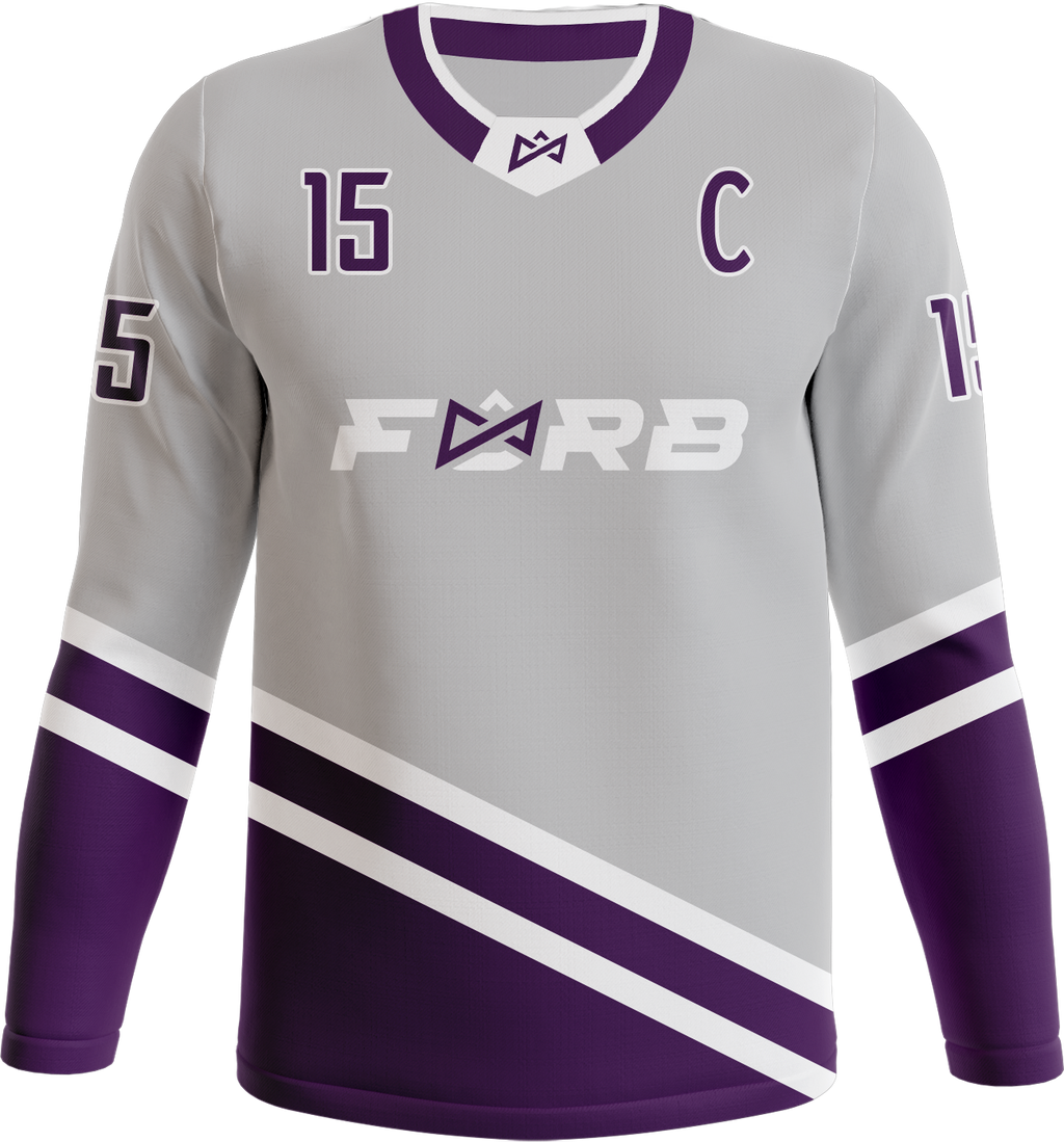 ADULTE - CHANDAIL DEK HOCKEY - MANCHE LONGUE PERSONNALISÉ