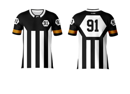CHANDAIL D'ARBITRE : DEK HOCKEY : MANCHE COURTE