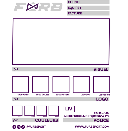 VISUEL UNIFORME DE SPORT