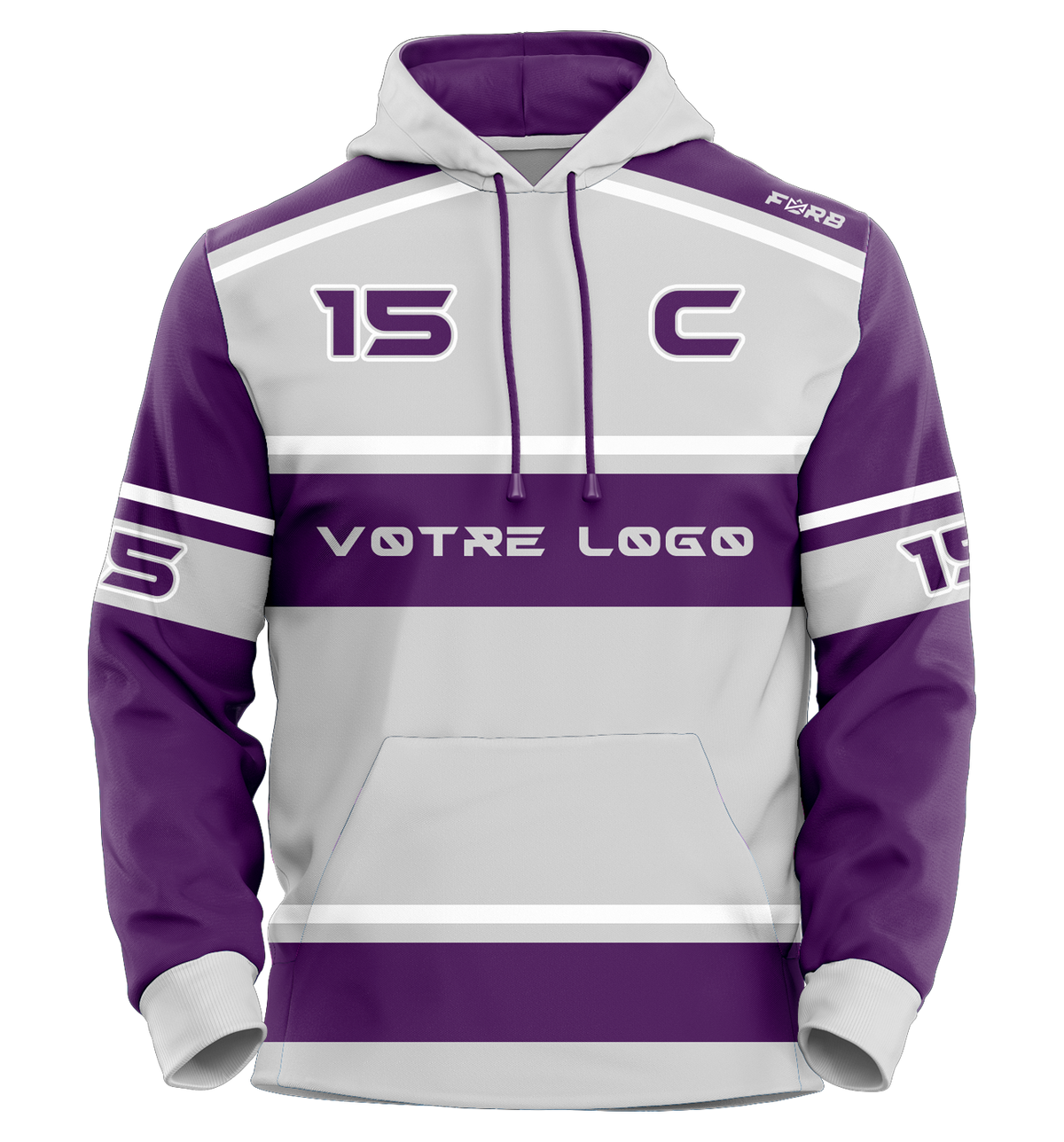 JUNIOR - HOODIE EN SUBLIMATION PERSONNALISÉ