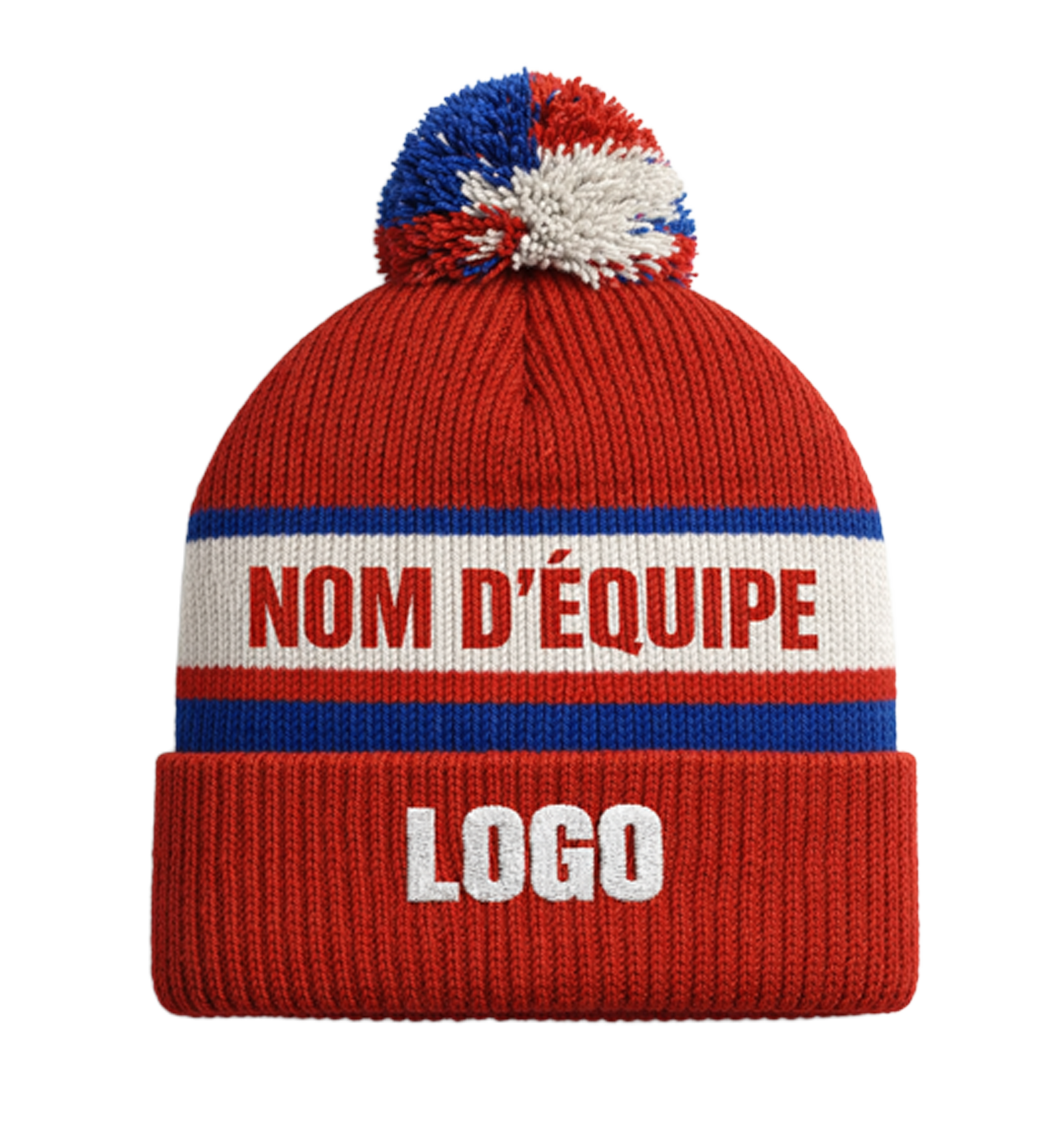 TUQUE EN JACQUARD PERSSONALISÉE