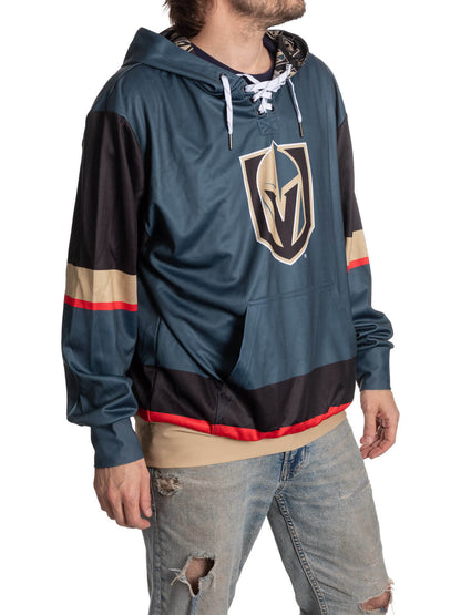 Vegas Golden Knights Hockey Lace Hoodie