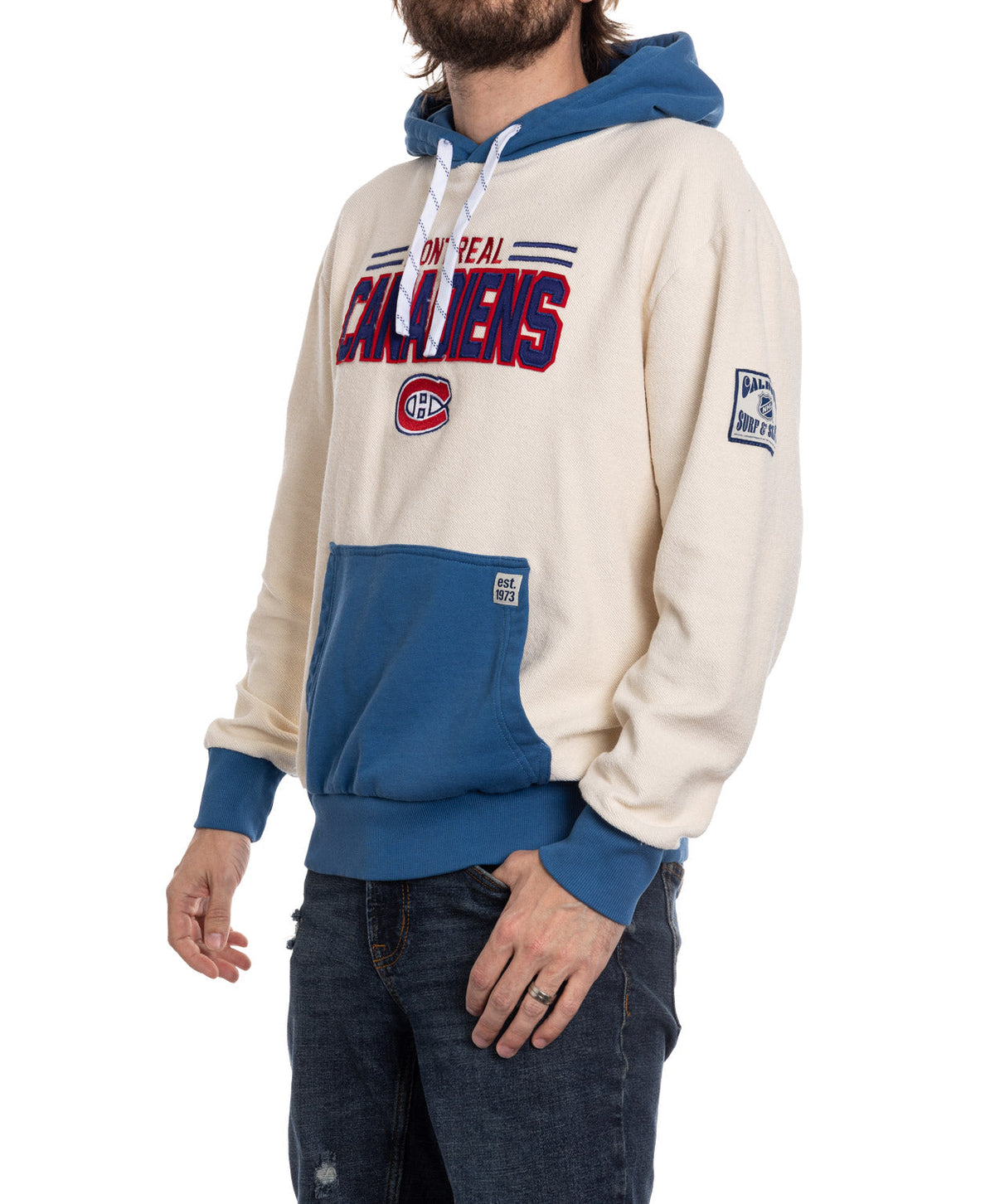 Montreal Canadiens NHL Unisex Reverse Terry Retro Premium Hoodie