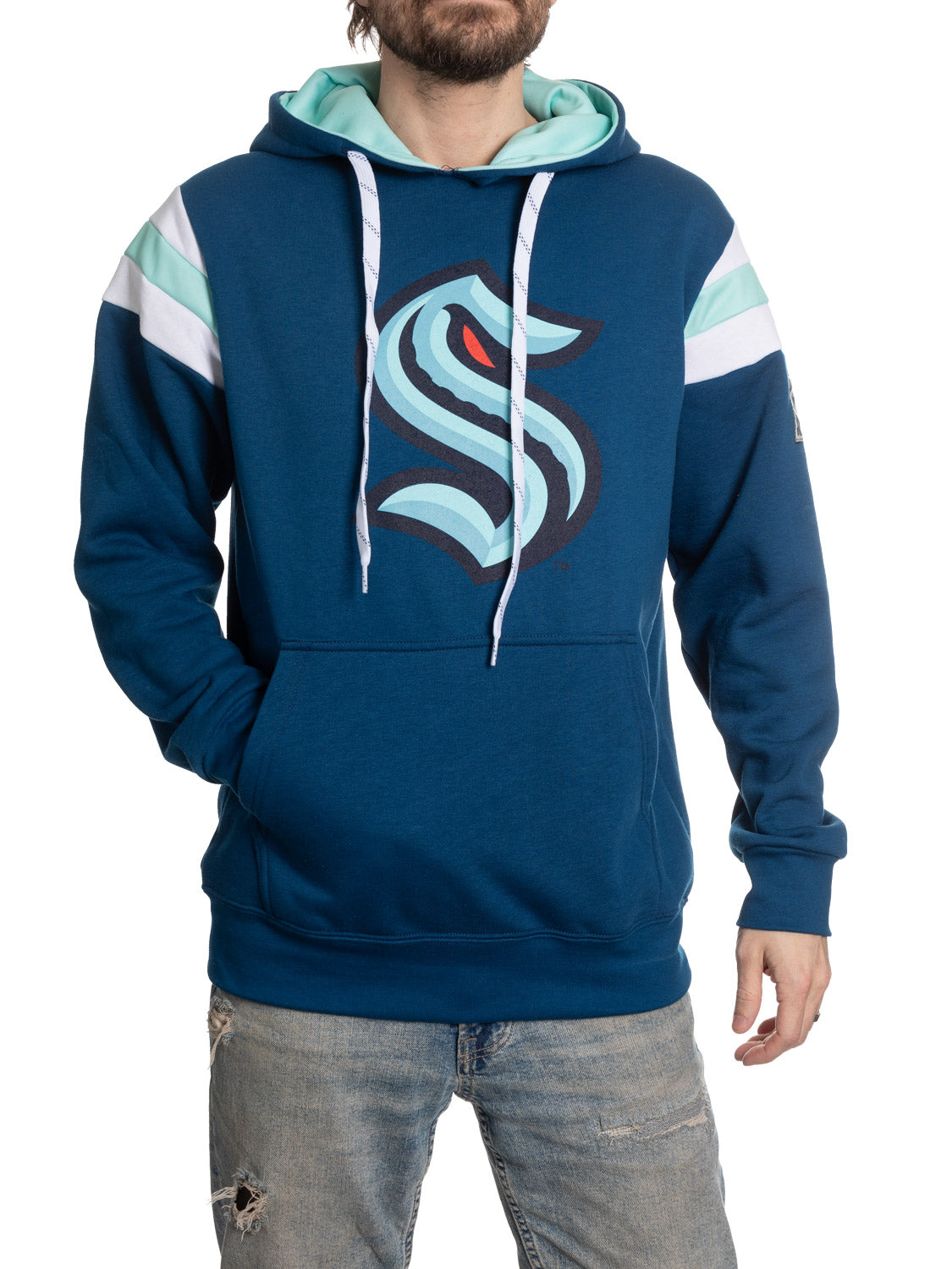 Seattle Kraken Varsity Retro Style Hoodie