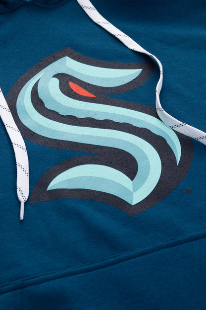 Seattle Kraken Varsity Retro Style Hoodie