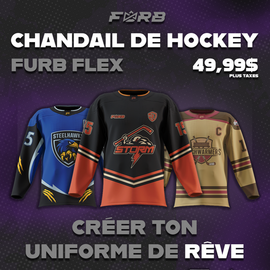 CHANDAIL DE HOCKEY PERSONNALISÉ : FURB FLEX
