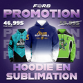 PROMO : HOODIE PERSONNALISÉ EN SUBLIMATION